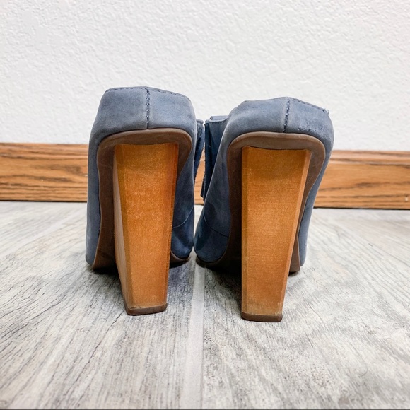 Anthropologie Lucky Penny Wood heeled 
👁️❤️👠s - Picture 4 of 6